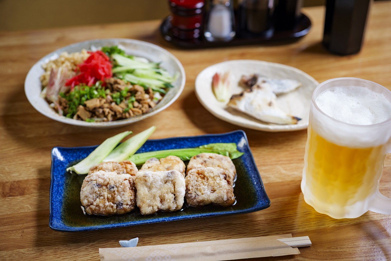 外カリッ中ふわっ♪ 脂の少ないイナダが絶品おつまみ揚げ出し豆腐に大変身!